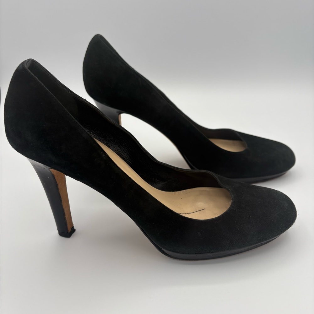 Kate Spade Black Suede Heels